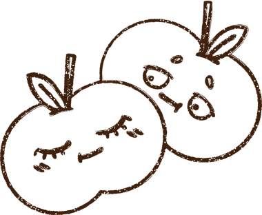 Elma Kömürü Bir insan tarafından çizilmiş