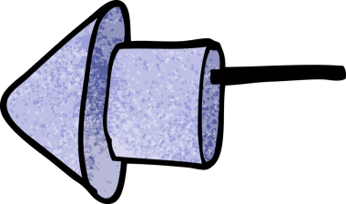Bir insan tarafından çizilmiş havai fişek karalaması