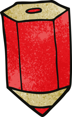 Bir insan tarafından çizilmiş karalama renkli kalem.