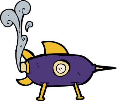 bir insan tarafından çizilmiş uzay roketi