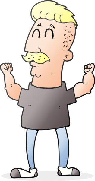 Bir insan tarafından çizilmiş serbest çizilmiş bir karikatür.