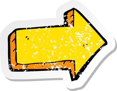 Bir insan tarafından çizilmiş karikatür okunun gerilimli yapıştırması.