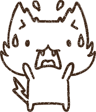 Bir insan tarafından çizilen Korkak Kedi Kömürü