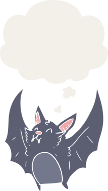 Bir insan tarafından çizilmiş düşünce baloncuklu cadılar bayramı sopası.