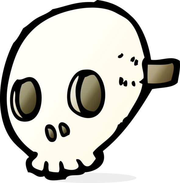 Bir insan tarafından çizilmiş kafatası maskesi.