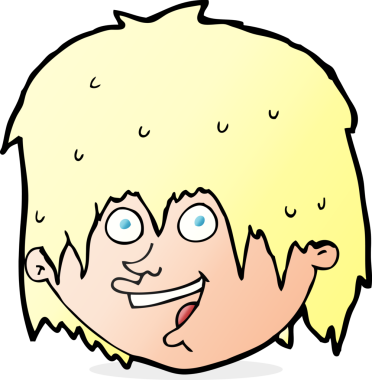 Bir insan tarafından çizilmiş mutlu bir adam.