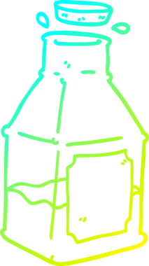 Bir insan tarafından çizilmiş sürahide bir çizgi film şeridi çizimi.