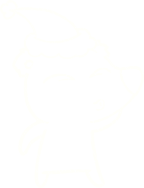 Bir insan tarafından çizilmiş Noel Ayısı Tebeşiri