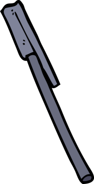 Bir insan tarafından çizilmiş karikatür kalem.