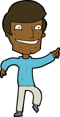 Bir insan tarafından çizilmiş mutlu adam çizgi filmi.