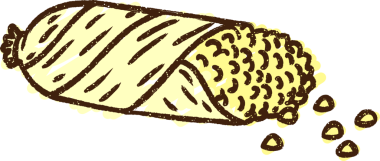 Bir insan tarafından çizilen mısır tebeşiri