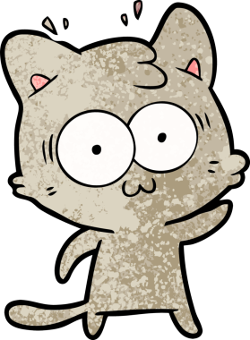 Bir insan tarafından çizilmiş bir çizgi film.