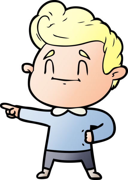 Bir insan tarafından çizilmiş mutlu çizgi film adamı.