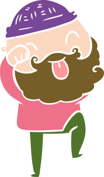 Bir insan tarafından çizilmiş sakallı bir adam.