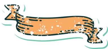 Bir insan tarafından çizilmiş bir pankartın sembolik dövmeli resmi