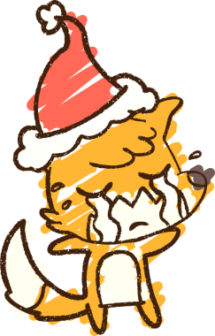 Bir insan tarafından çizilen Noel Kurdu Tebeşiri