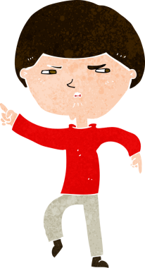 Bir insan tarafından çizilmiş rahatsız bir adam.