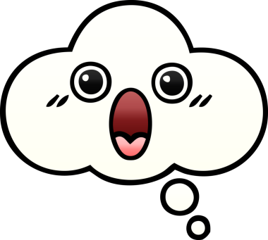 Bir insan tarafından çizilen düşünce baloncuğunun gölgeli çizimi