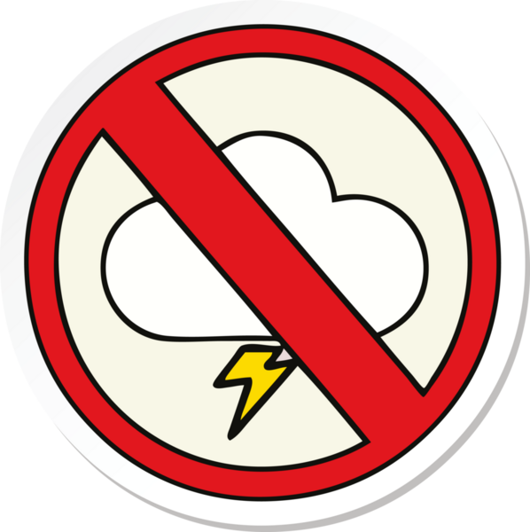 Bir insanın çizmesine izin verilmeyen şirin bir karikatür çıkartması.