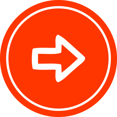 Bir insan tarafından çizilmiş ok dairesel simgesi yönü