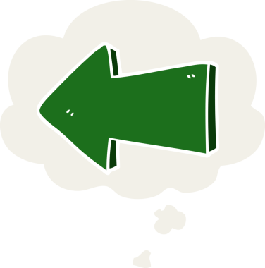 Bir insan tarafından çizilmiş, düşünce baloncuklu çizgi film.