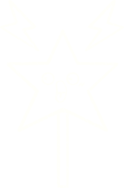 Bir insan tarafından çizilen sihirli değnek tebeşiri