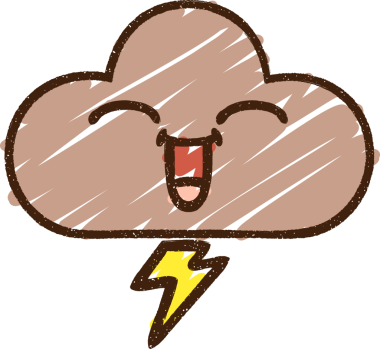 Bir insan tarafından çizilen Fırtına Bulutu Tebeşiri