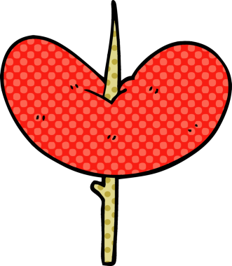 Bir insan tarafından çizilmiş bir çubuğa karalama sosisi.