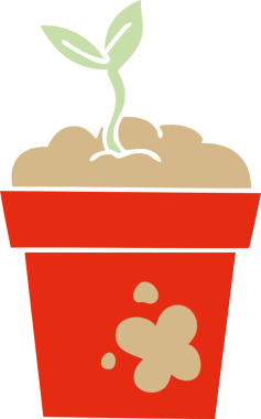 Bir insan tarafından çizilmiş garip bir çizgi film tohumu.