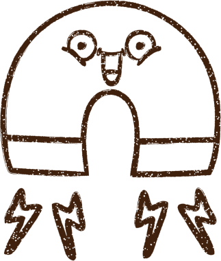 Bir insan tarafından çizilmiş mıknatıs kömürü