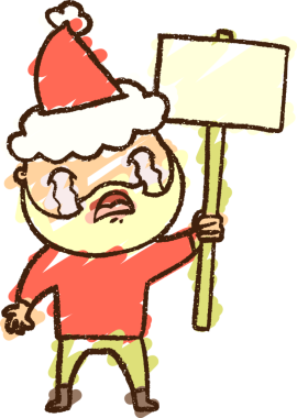 Bir insan tarafından çizilen Noel Adam Tebeşiri