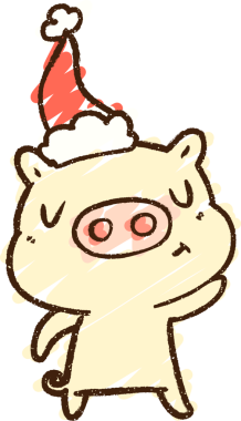 El sallayan Domuz Tebeşiri Bir insan tarafından çizilmiş