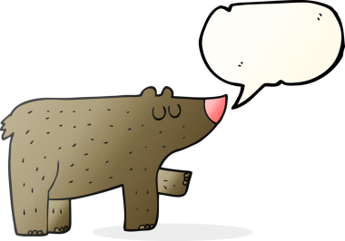 Bir insan tarafından çizilmiş serbest konuşma balonu karikatürü.