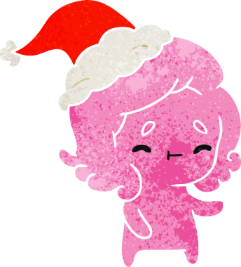 Bir insan tarafından çizilmiş Kawai hayaletinin eski bir karikatürü.