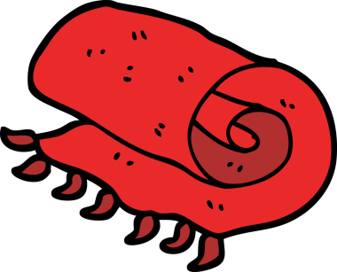 Bir insan tarafından çizilmiş el çizimi karikatür.