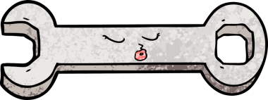 Bir insan tarafından çizilmiş çizgi film anahtarı.