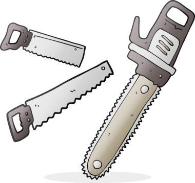 Bir insan tarafından çizilen testerelerin serbest çizimi