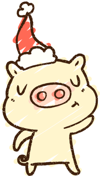 El sallayan Domuz Tebeşiri Bir insan tarafından çizilmiş