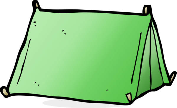 bir insan tarafından çizilmiş geleneksel bir çadır.