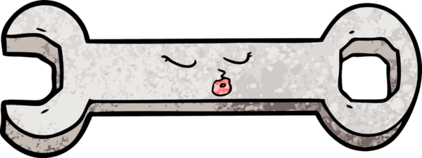 Bir insan tarafından çizilmiş çizgi film anahtarı.