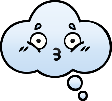 Bir insan tarafından çizilen düşünce baloncuğunun gölgeli çizimi