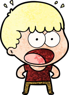 Bir insan tarafından çizilmiş bir karikatür.