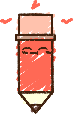 Bir insan tarafından çizilen Kalem Tebeşiri