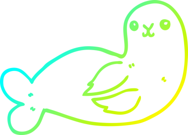 Bir insan tarafından çizilmiş bir karikatür mührü.