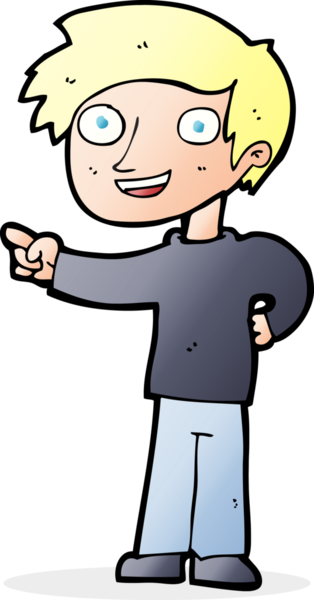 Bir insan tarafından çizilmiş çizgi filmci.