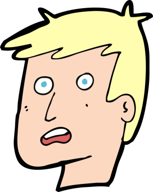 Bir insan tarafından çizilmiş mutsuz bir yüz.