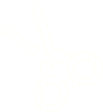 Bir insan tarafından çizilen makas tebeşiri