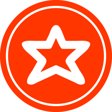 bir insan tarafından çizilmiş dairesel yıldız sembolü