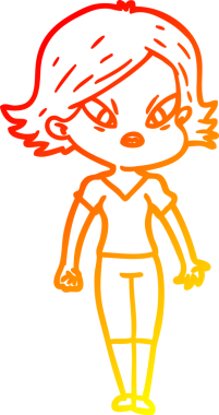 Bir çizgi film karakteri, bir insan tarafından çizilmiş...