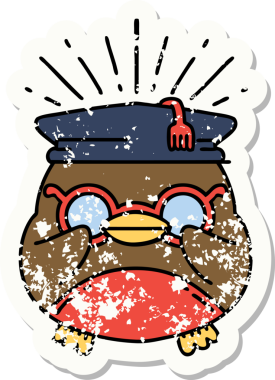 Bir insan tarafından çizilmiş eski bir dövme stili.